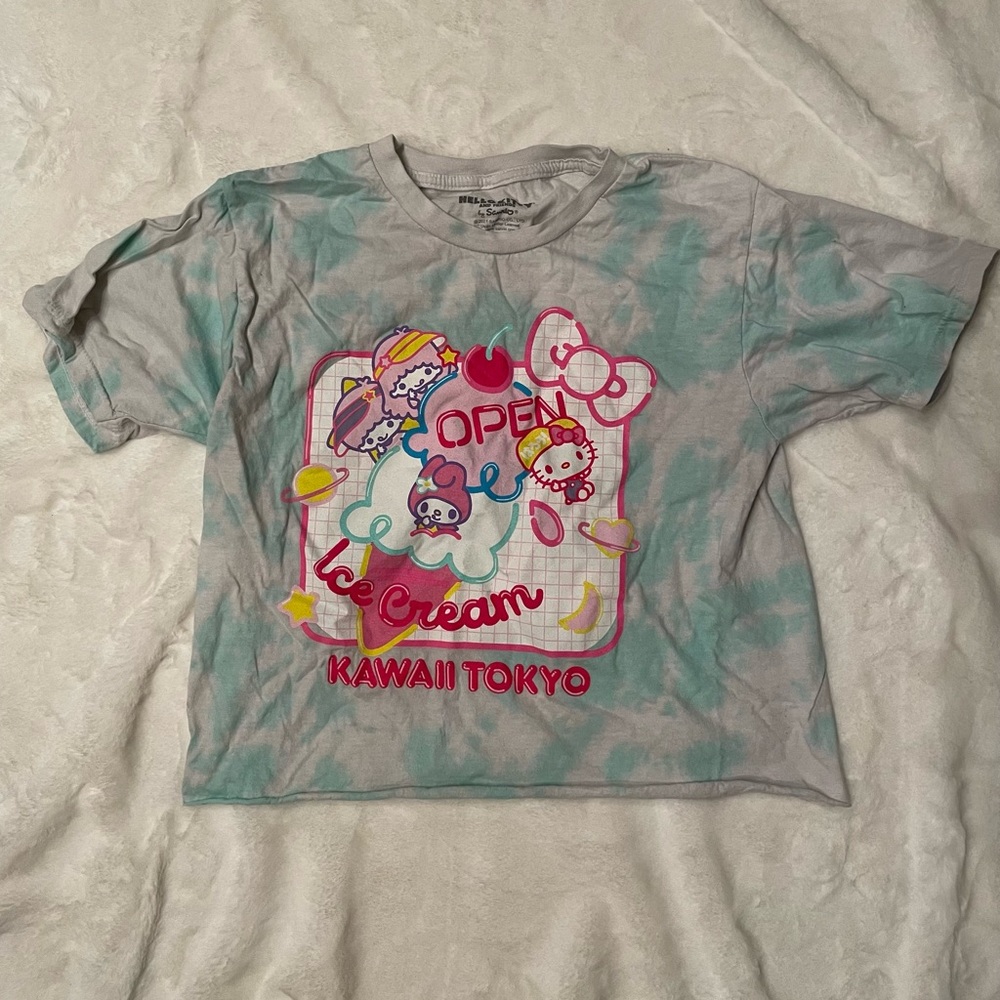 Hello Kitty Sanrio Kawaii Tokyo Ice Cream shirt Sz Small